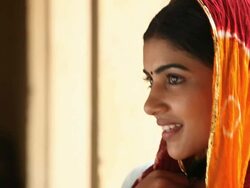Close-up of a woman, Faridabad, Haryana, India  Stock Footage