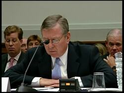 Former attorney gen testifies on interrogation methods, waterboarding News Clip