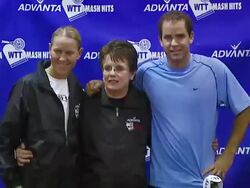 Advanta Presents WTT Smash Hits Celebrity Tennis Tournament Stock Footage