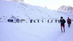 Marathon extrem am Mount Everest News Clip