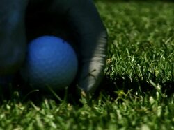 Tee Up A Drive Stock Footage