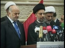 News conference by al-Maliki and Jafaari News Clip
