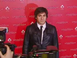 Smashbox Cosmetics Celebration of the Holidays and Brent BolthouseÃ†s Birthday Stock Footage