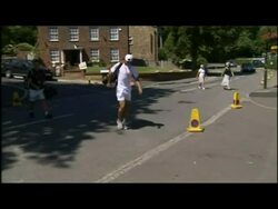 Rafael Nadal Arrives at Wimbledon News Clip