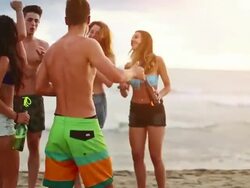 Party on the beach Stock Footage