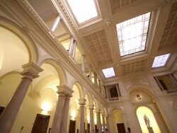 ATMOSPHERE - Pontifical Gregorian University on June 06, 2013 in Rome, Italy. (Footage by Giulio Origlia/Getty Images) Stock Footage