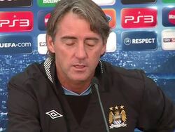 Roberto Mancini and David Silva interviews on Stock Footage
