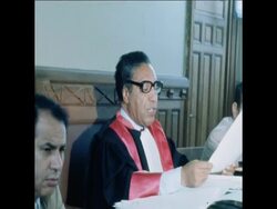 SYND 14 6 77 TREASON TRIAL TAKES PLACE IN TUNIS News Clip