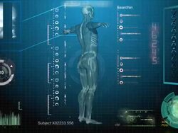 Bio Scan loop Stock Footage