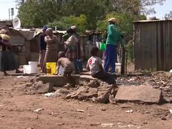 General scenes of life in a Soweto township and the studios of 702 Talk Radio, Johannesburg News Clip