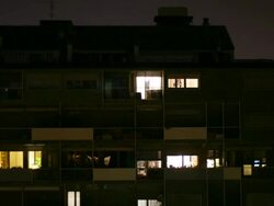 Time lapse: Neighbours! Stock Footage