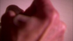 Male hand holding quill and writing Abraham Lincoln in ink / Historical reenactment Stock Footage