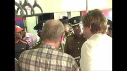 +4:3 Protesters stop UK TV crew from travelling to former conflict zone Instructional Video