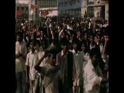 SYND 7-1-72 STUDENTS DEMONSTRATIONS IN DHAKA News Clip