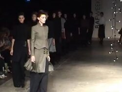 Models on the runway at Buenos Aires Fashion Week on February 25, 2011, in Buenos Aires, Argentina. (Footage by Meche Marmol/LatinContent/Getty Images) Stock Footage