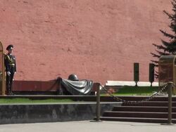 Something is Burning Near the Red Wall Stock Footage