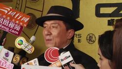 Jackie Chan defends comments about restricting protests in Hong Kong at premiere of CZ12 News Clip