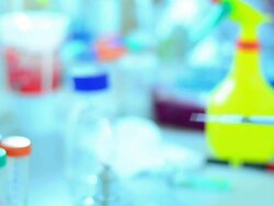 Scientist and bio lab experiment Stock Footage