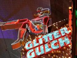  The Freemont Street Experience in Downtown Las Vegas, United States of America, Nevada Stock Footage