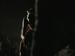 Africa, women dancing in the moonlight. Stock Footage