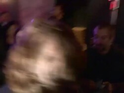 Naomie Harris greets fans at Mandela Long Walk To Freedom After Party at Warwick in Hollywood Stock Footage