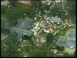 Texas governor, Galveston mayor on hurricane a'math, aerial pix News Clip