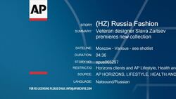 Veteran designer Slava Zaitsev premieres new collection News Clip