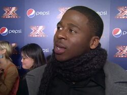 INTERVIEW: Marcus Canty how he feels making it to top 10, what it means to get a chance to have his own Pepsi Super Bowl commercial and what its been like to have L.A. Reid as a mentor. Stock Footage