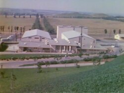 Male inmates at minimum security prison Stock Footage