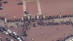 Theresa May Arrives at Buckingham Palace News Clip