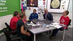 Prince Charles Meets Tim Peake At Bristol Prince's Trust office News Clip