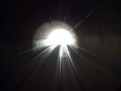 Two trains meet in high speed. Stock Footage