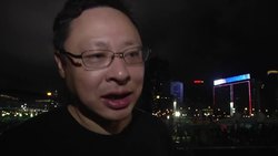 Chief executive's news conference on elections after China rules out open nominations; protest News Clip