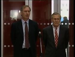 Rumsfeld and Hoon on Iraq News Clip