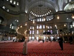 BLUE MOSQUE SULTAN AHMET CAMII Stock Footage