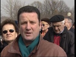 People queueing up to see Milosevic's coffin on eve of funeral News Clip
