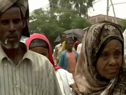 People walking on the street Stock Footage