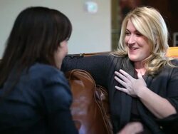 Girlfriends Laughing Together Stock Footage