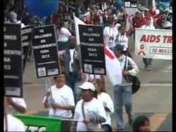 March ahead of AIDS conference opening News Clip