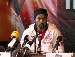 INTERVIEW: David Haye on his training, his strategy at David Haye vs Dereck Chisora: Press Conference on July 11, 2012 in London, England (Footage by WireImage Video/Getty Images) Stock Footage