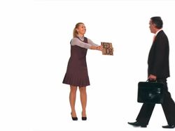 HD: Unemployable Businesswoman Stock Footage