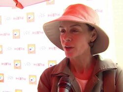 INTERVIEW: M Beth Davis on being here, on her kids learning the importance of charity, on summer plans. at the Kidstock Music And  Stock Footage