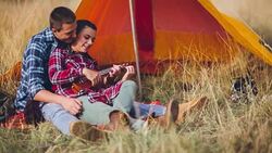 Teach me how to play ukulele! Stock Footage