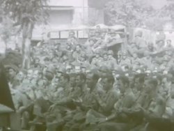 USO Entertainment WWII Stock Footage