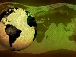 Vintage World Earth - Loop Stock Footage