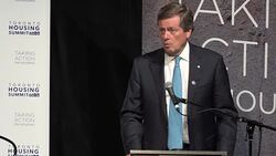 Toronto Affordable Housing Summit 2016: John Tory, Mayor of Toronto, Hosts the Summit Stock Footage