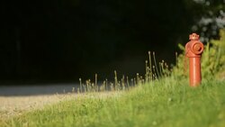 Hydrant in the sunset - Stock footage Stock Footage