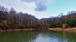 Amazing Lake Time Lapse with Zoom Out Stock Footage