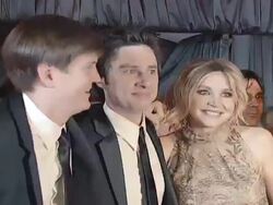 NBC, Universal, and Focus Features 2007 Golden Globes Party Stock Footage