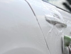 Washing the Car Stock Footage
